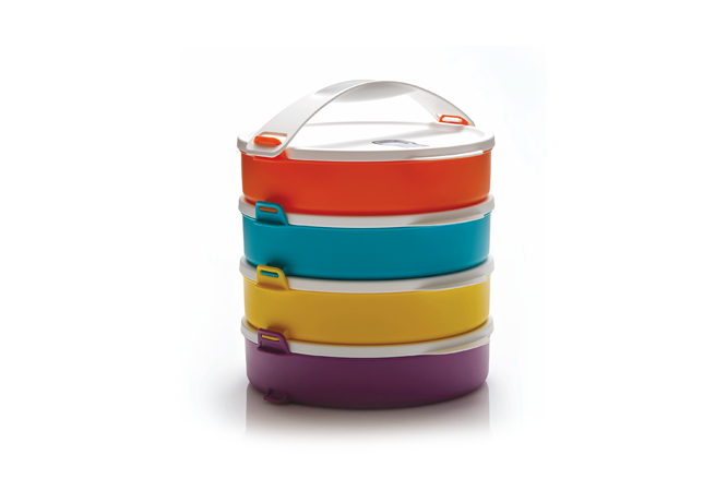 Tupperware Click To Go Round Reheatable 