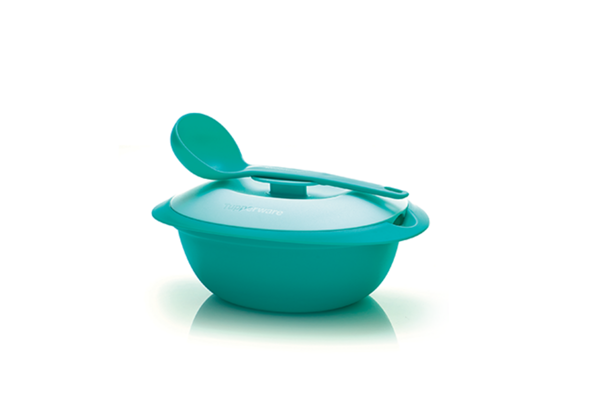 Blossom Soup Server with Ladle