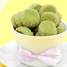 Resep Green Tea Diamant Cookies