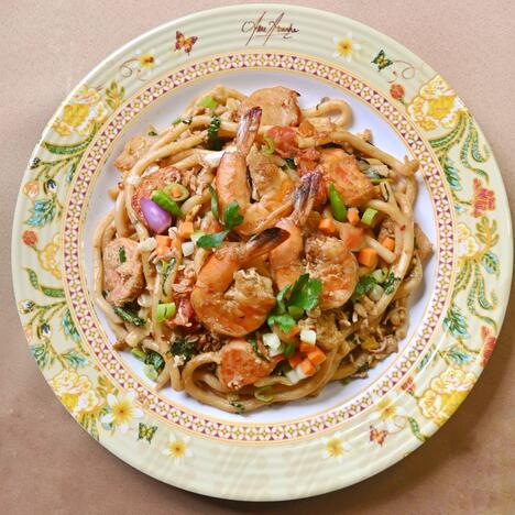 Tupperware Mie Udon Goreng Seafood  