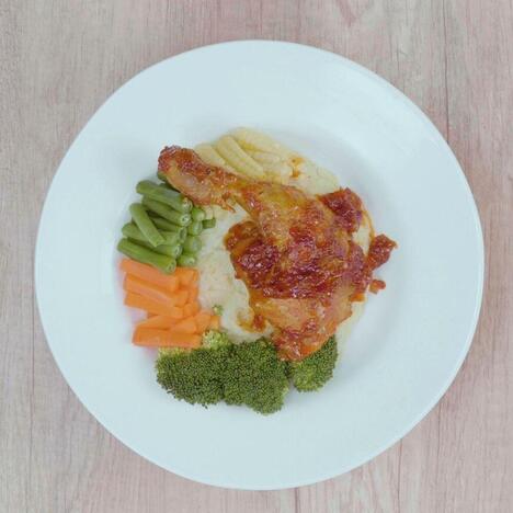 Tupperware Ayam Bakar Saus BBQ 